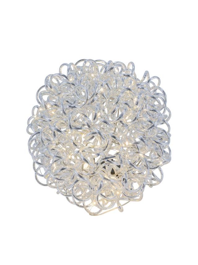 Alukugellampe mit Timer, 40LEDs, Outdoor