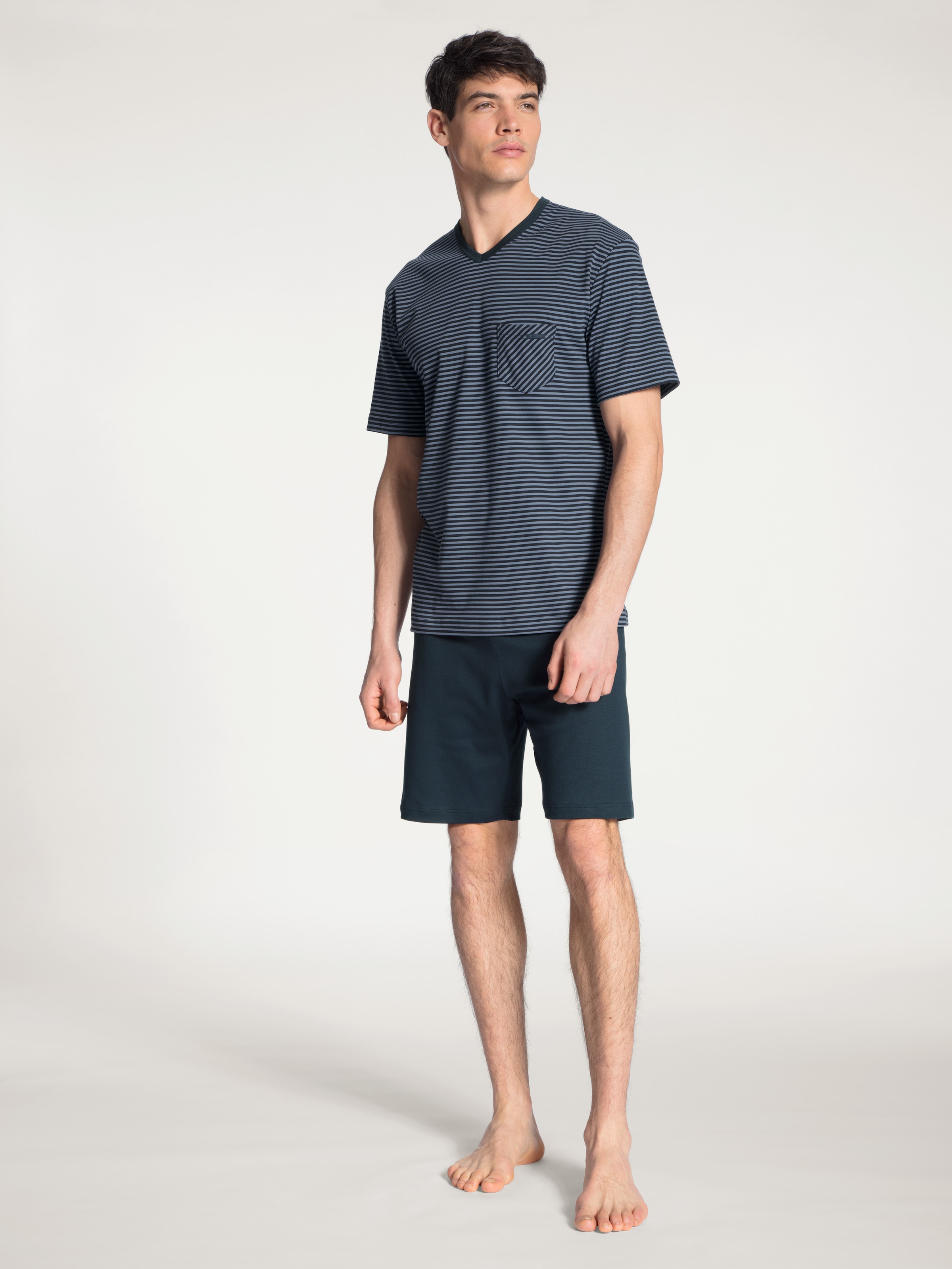 CALIDA Shorty »Relax Streamline« 2 Stk. tlg., mit V-Ausschnitt