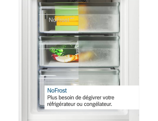 BOSCH - Réfrigérateur congélateur bas KGN367LDF Série 4, VitaFresh XXL, No Frost