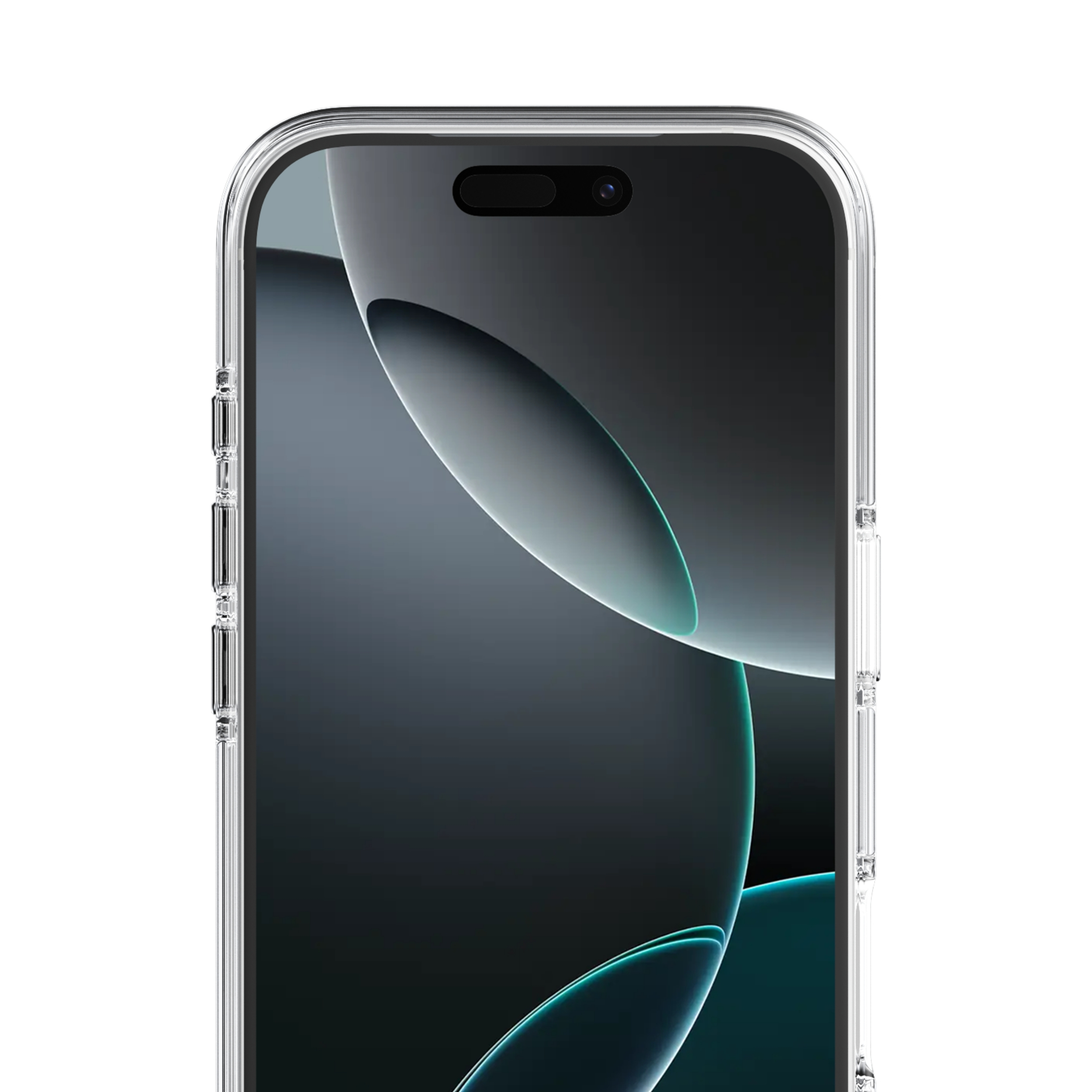 iPhone 17 Pro Max MagSafe Hybrid Hülle TPU Bumper   Acryl Rückseite Transparent Case 2 (TRC00060) - Transparent