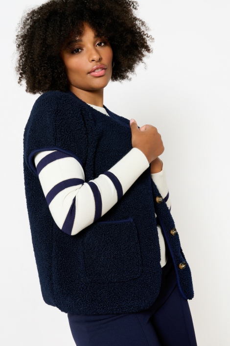 LolaLiza blauwe dames gilet