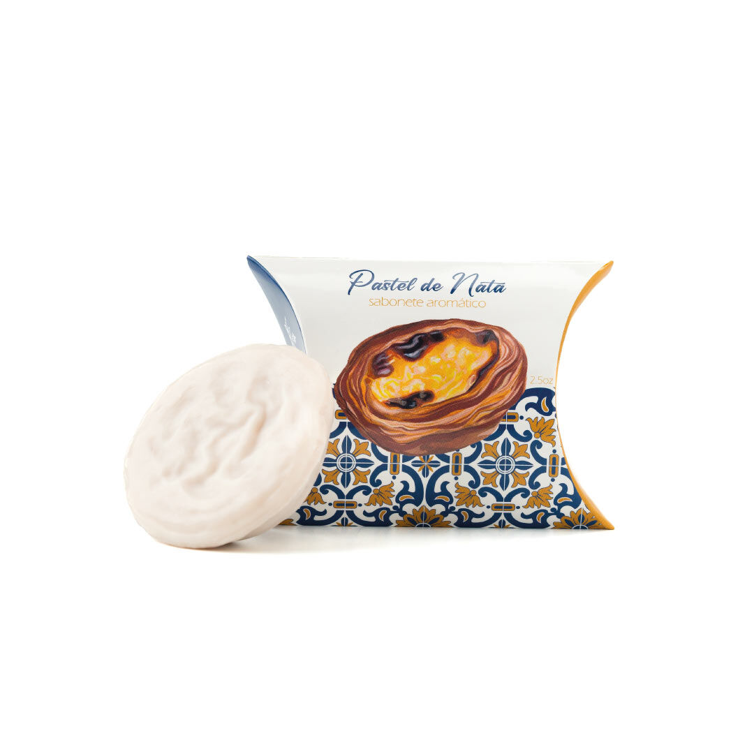 ESSÊNCIAS DE PORTUGAL LINHA DE BANHO Sabonete Pastel de Nata - 70gr