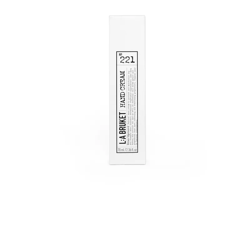 L:A BRUKET Crème mains Épicéa 221 - 70 ml