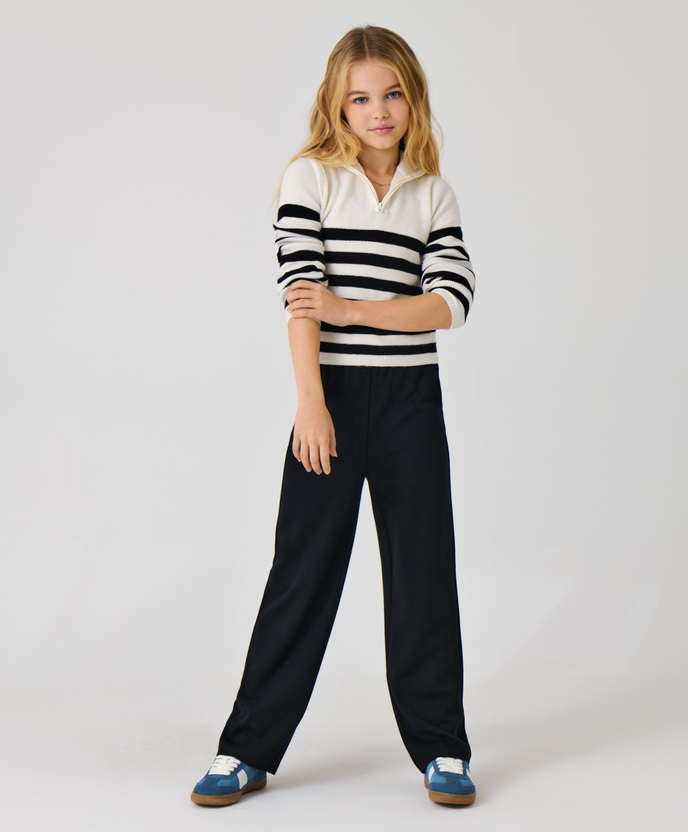 Only KOGPOPTRASH LIFE WIDE broek zwart