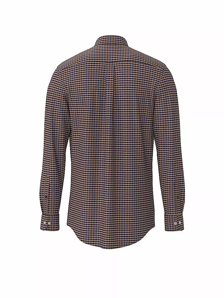 FYNCH HATTON Hemd Casual Fit braun