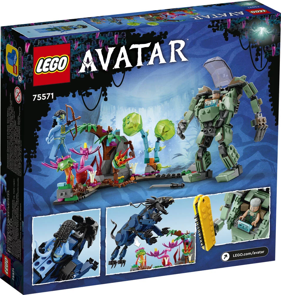 LEGO® AVATAR 75571 NEYTIRI ET LE THANATOR VX QUARITCH DANS L'EXOSQUELETTE AMP