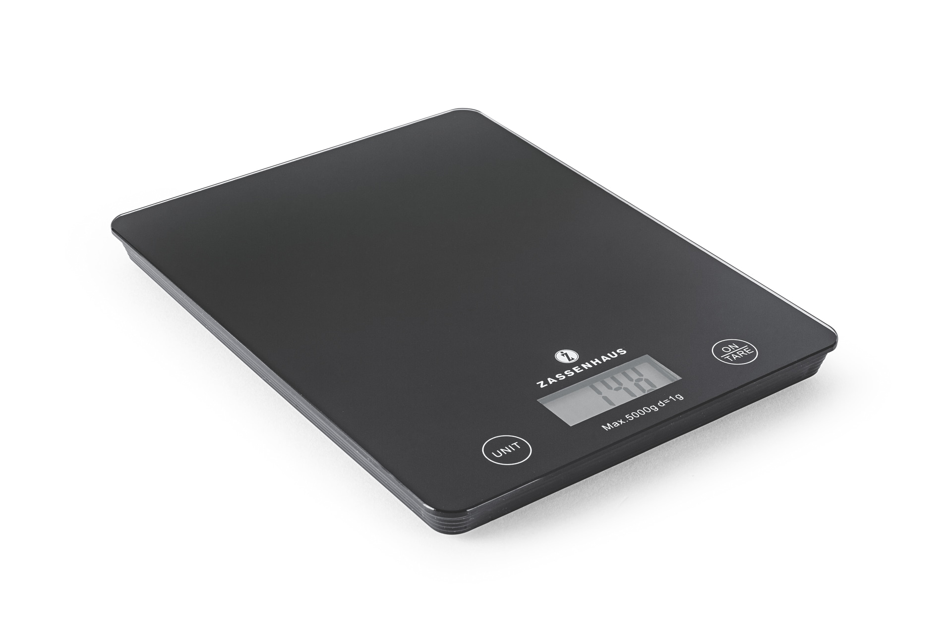 ZASSENHAUS digitale Küchenwaage BALANCE Schwarz