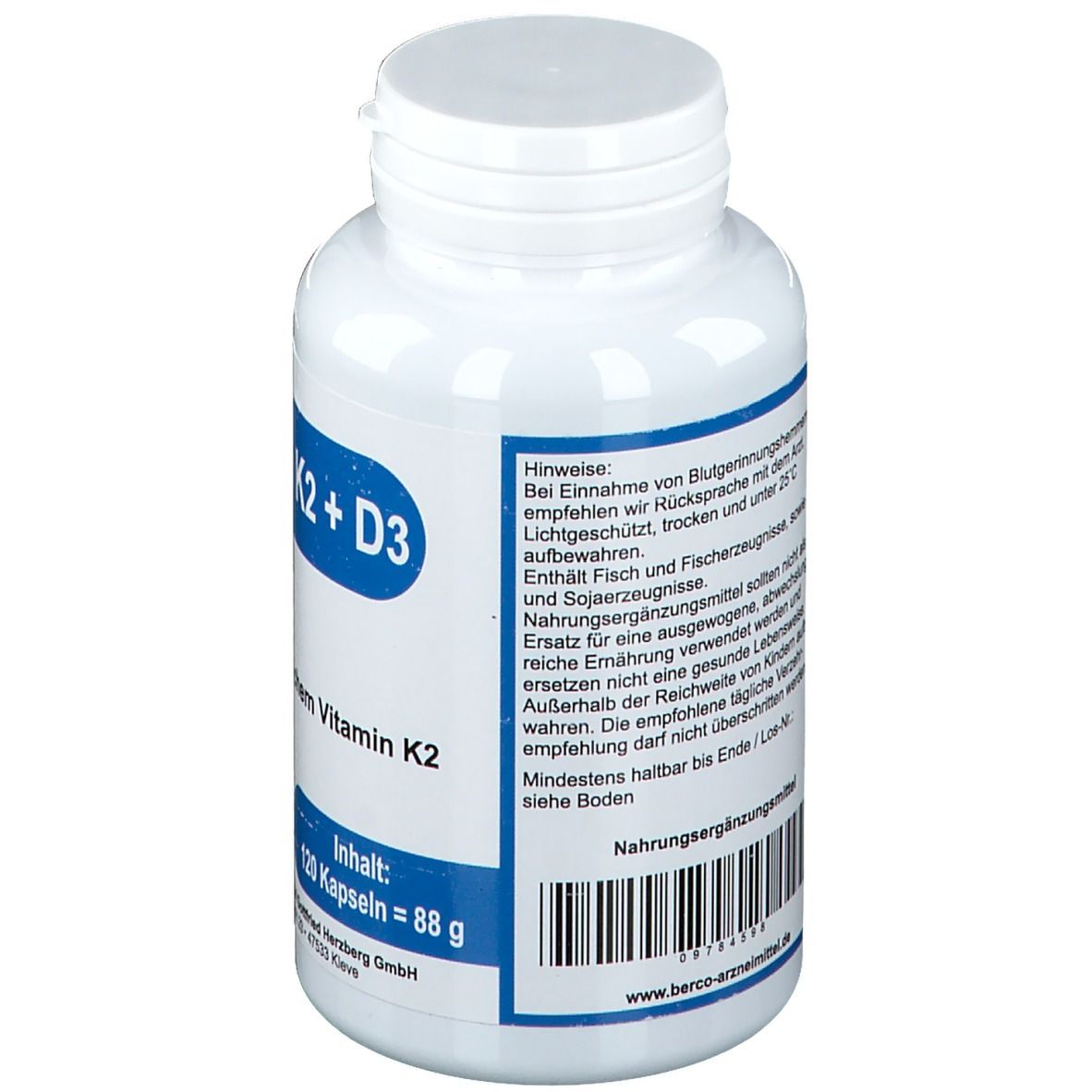 VITAMIN K2 + D3 BERCO