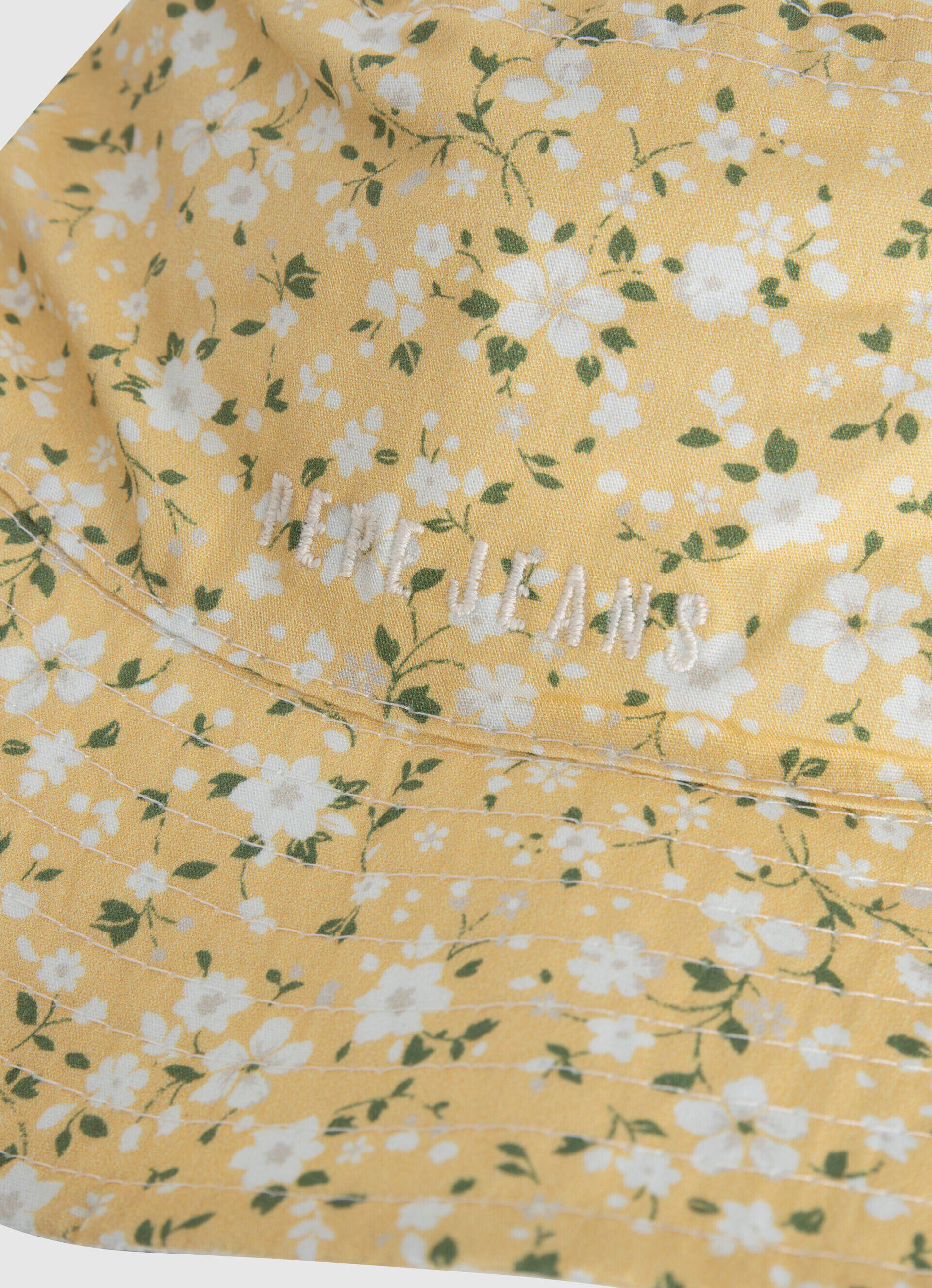 CHAPÉU DE PESCADOR COM ESTAMPA FLORAL - multicolorido