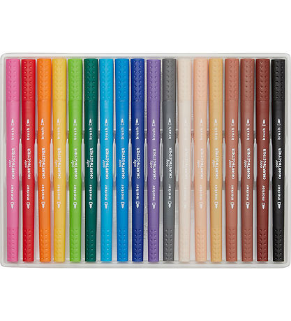 Ooly Dobbeltsidede Tuscher - 18 stk - Color Together