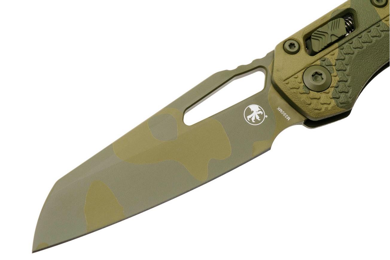 Microtech MSI Standard Issue 210T-1PMBOC-X9Z10, Camo M390MK, Bazooka Camo Polymer zakmes