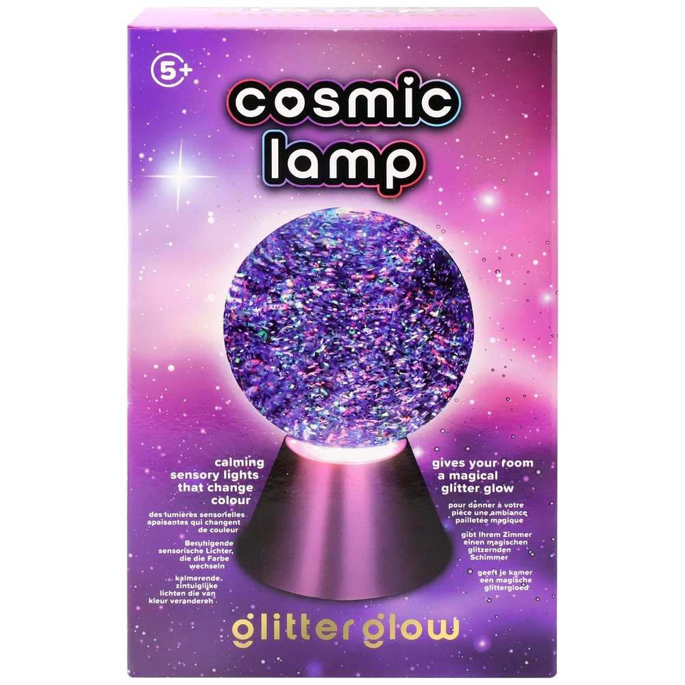 Kosmische Glitzerkugellampe mit Farbwechsel