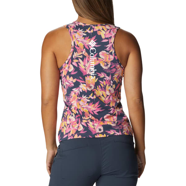 Débardeur randonnée COLUMBIA HIKE™ PERFORMANCE TANK WILD GERANIUM WISTERIAN/NOCTURNAL LOGO