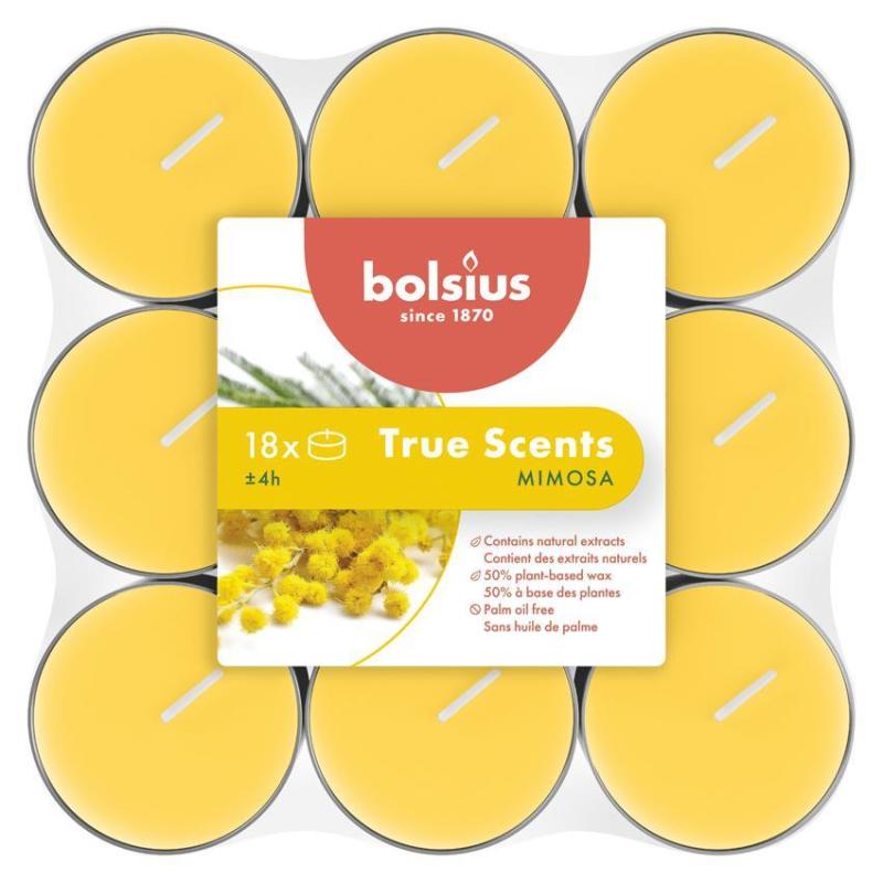 Bolsius True Scents Mimosa Geurtheelichten 18 Stuks
