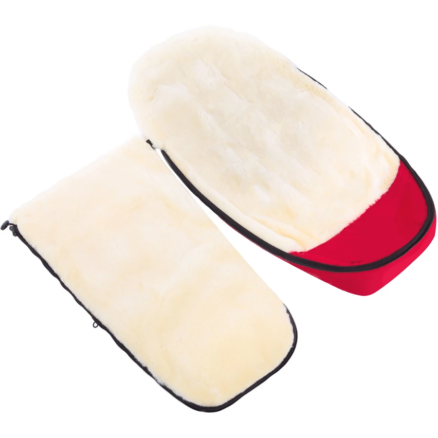 Werner Christ Baby Fußsack FLIMS LUXE chili red