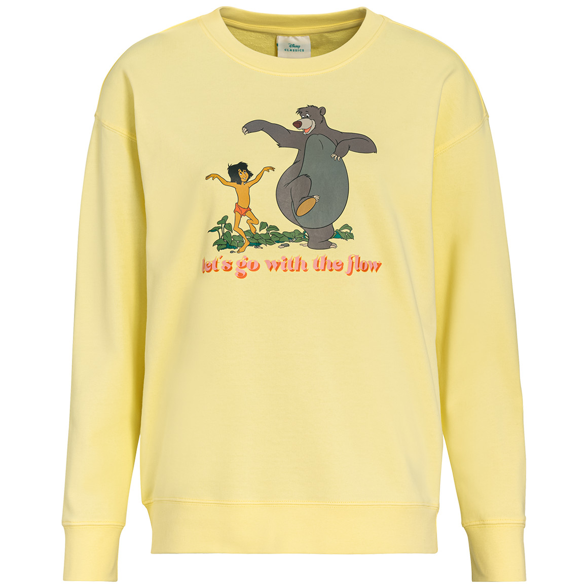 Gina Benotti Disney Classics Sweatshirt mit großem Motiv gelb