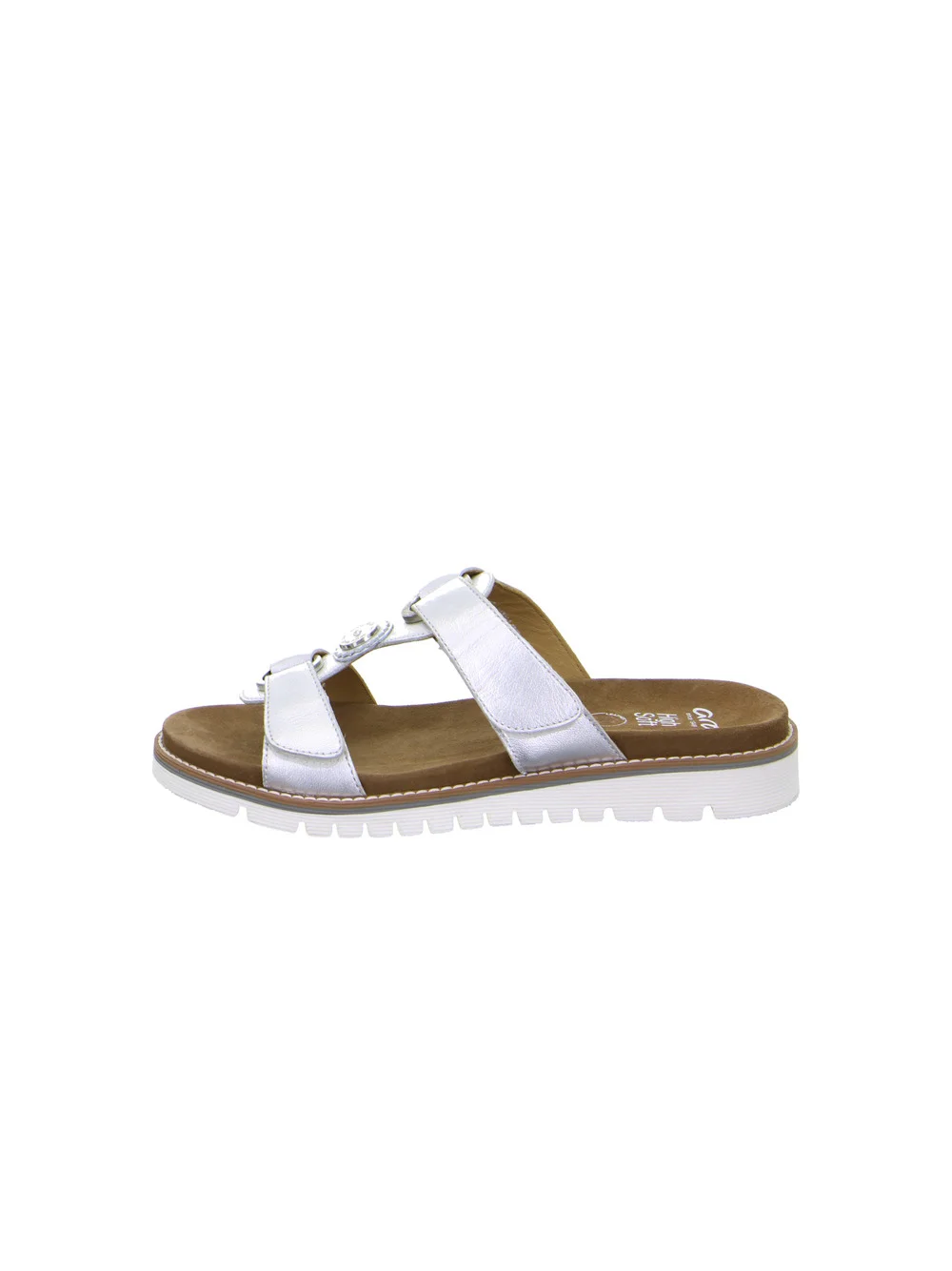 Pantolette Kent-Sport silber