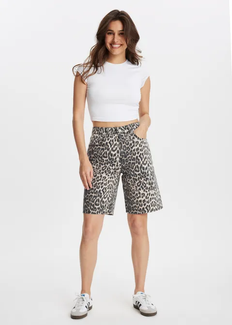 Panterprint bermuda short assorti (ASSOR)