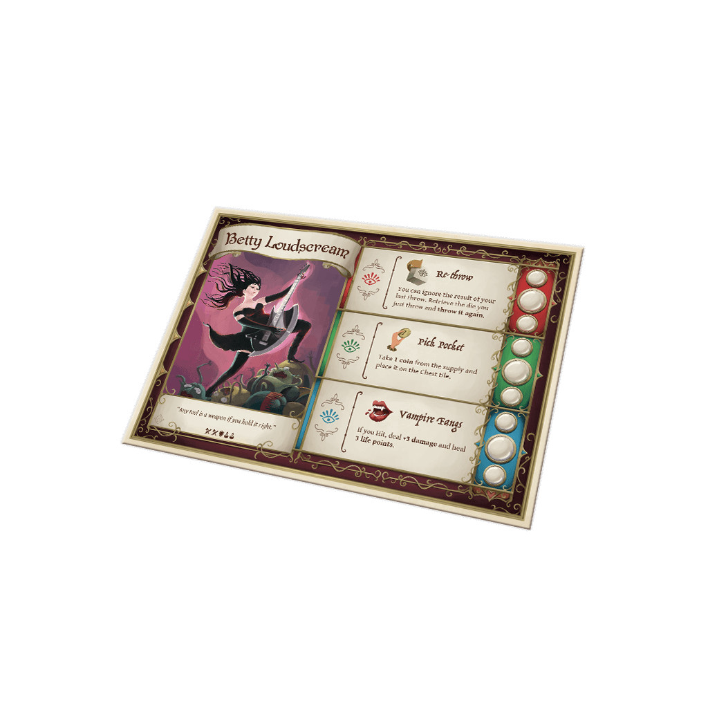 Dungeon Fighter - Betty Loudscream Hero Sheet