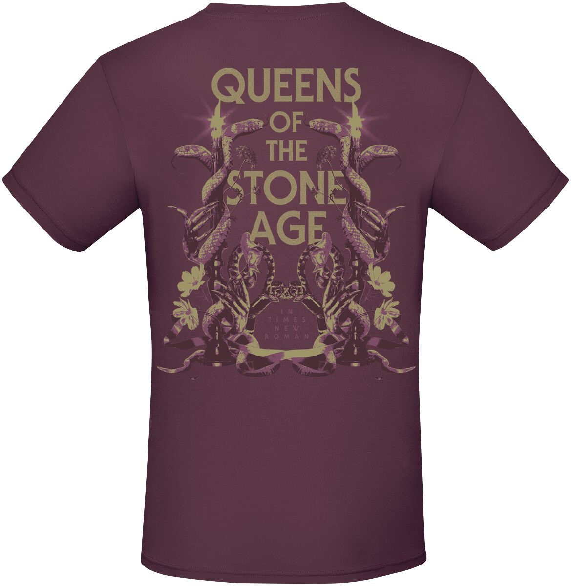 In Times New Roman - Snakes | Queens Of The Stone Age T-Shirt Manches courtes