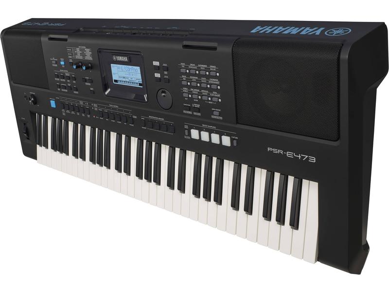 Yamaha Keyboard PSR-E473 Portables Keyboard mit Anschlagdynamik