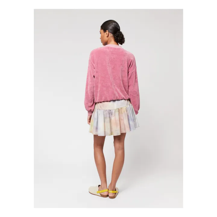 Bobo Choses Sweat Eponge Butterfly Coton Bio - Collection Femme  | Vieux Rose