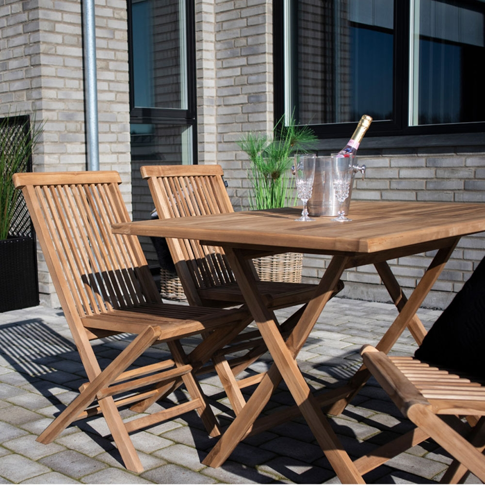 Houten tuintafel Jane Naturel