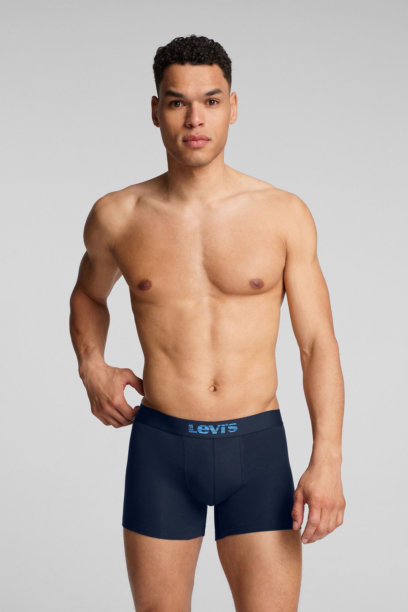 Pacote com 3 cuecas boxer de algodão Levi's