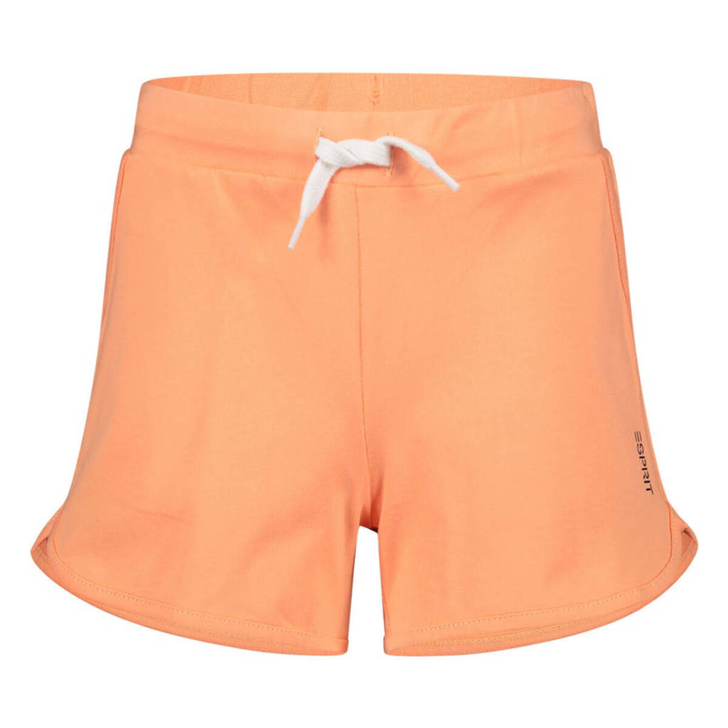 ESPRIT T-shirt + short lichtgrijs melange/oranje