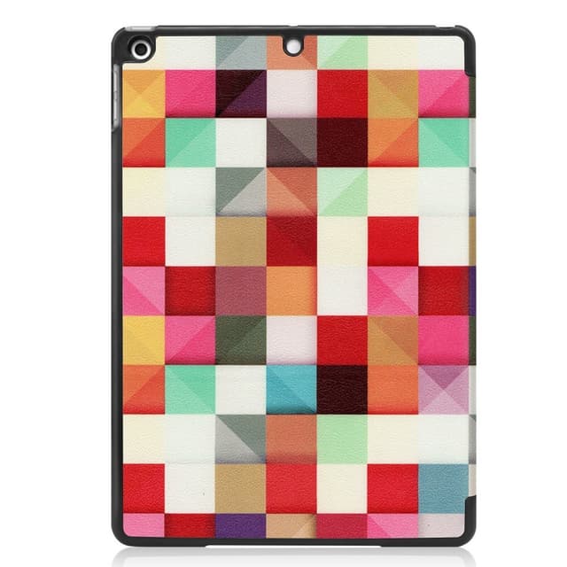 Apple iPad 10.2 Mønster PU Trifoldet Stand Tablet-Taske