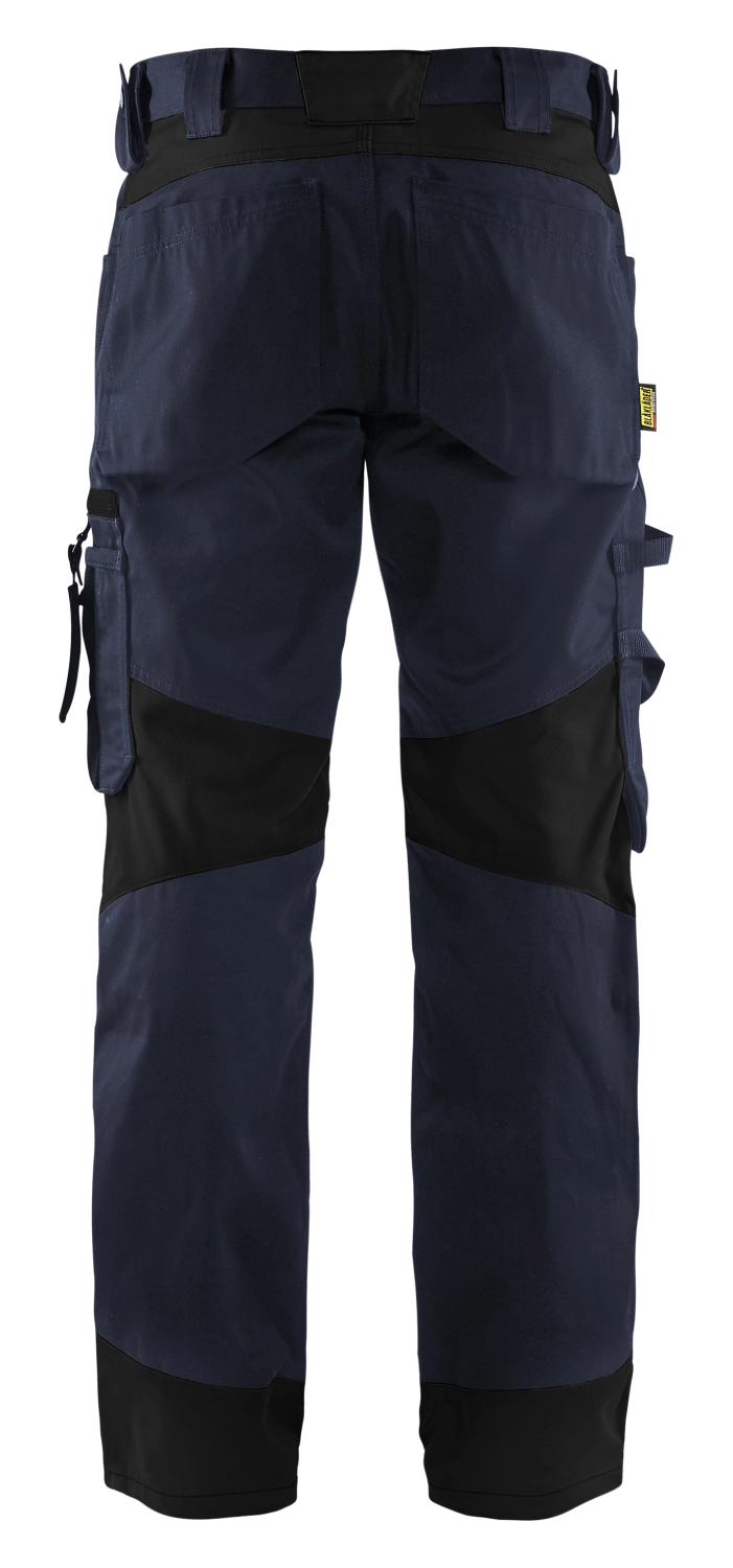 Blåkläder 1556 Werkbroek zonder spijkerzakken - donker marineblauw/zwart - maat 46 (S)