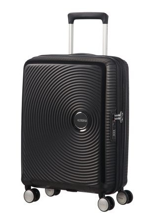 American Tourister Soundbox Spinner 55 Uitbreidbaar Bass Black