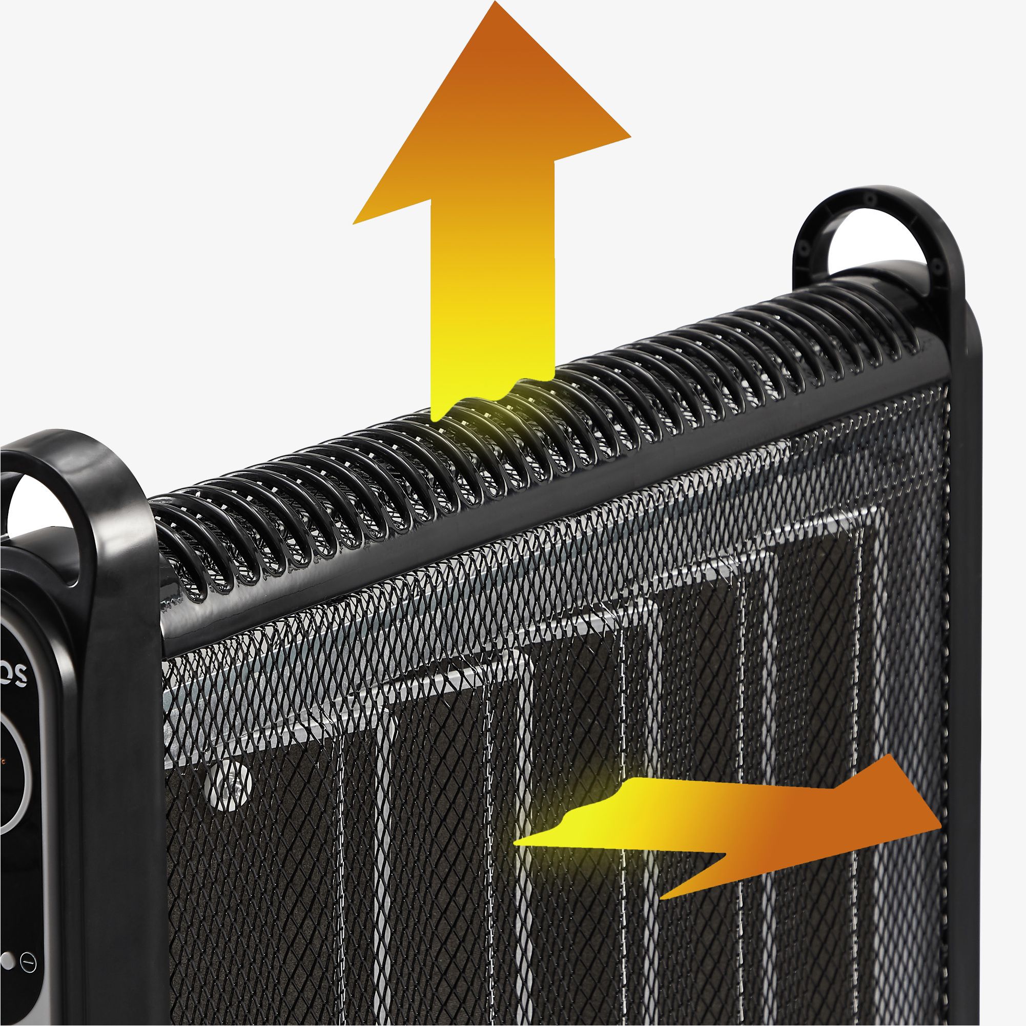 Konvektor 2000 W Mica Schwarz