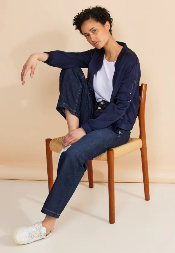 Casual Fit Jeans - dark blue soft washed