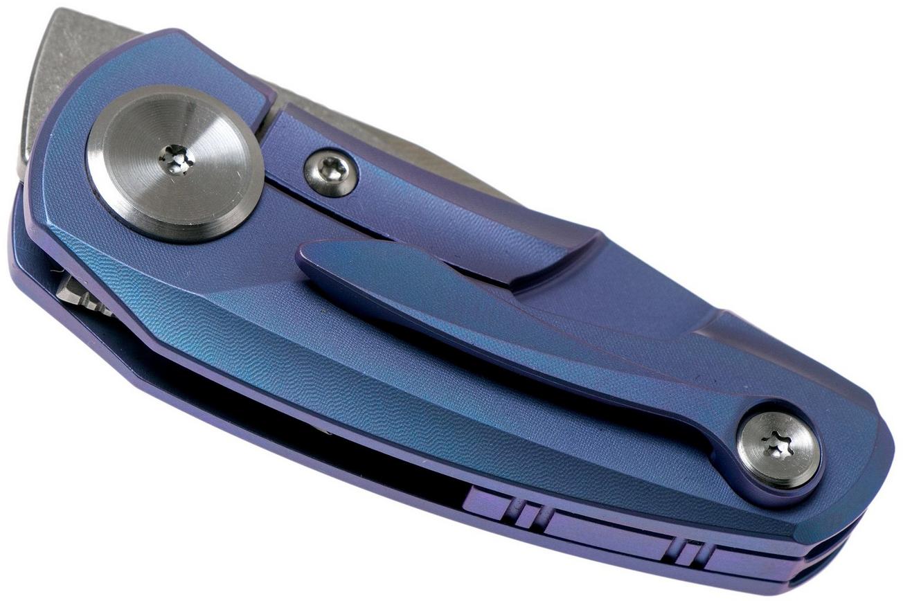 Bestech Tulip Frame Lock Blue BT1913B zakmes, Ostap Hel design
