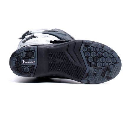 Bottes cross TCX Boots COMP EVO 2 - MICHELIN - BLACK WHITE GREY 2024 - Noir / Gris