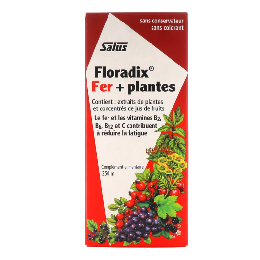 Floradix Fer et plantes - Complément alimentaire anti fatigue