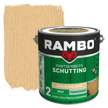 Rambo Pantserbeits Schutting mat transparant kleurloos 2,5 liter