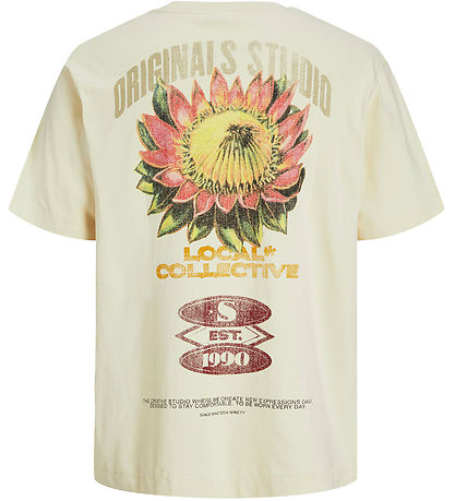 Jack & Jones T-Shirt - JorRetiro - Antique White