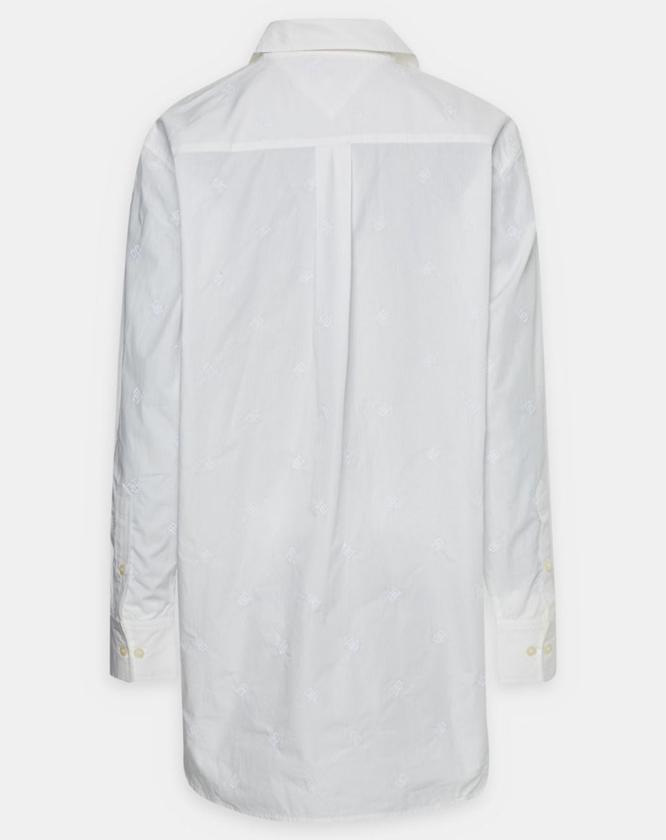 Tommy Hilfiger Chemise oversize Monogram blanche