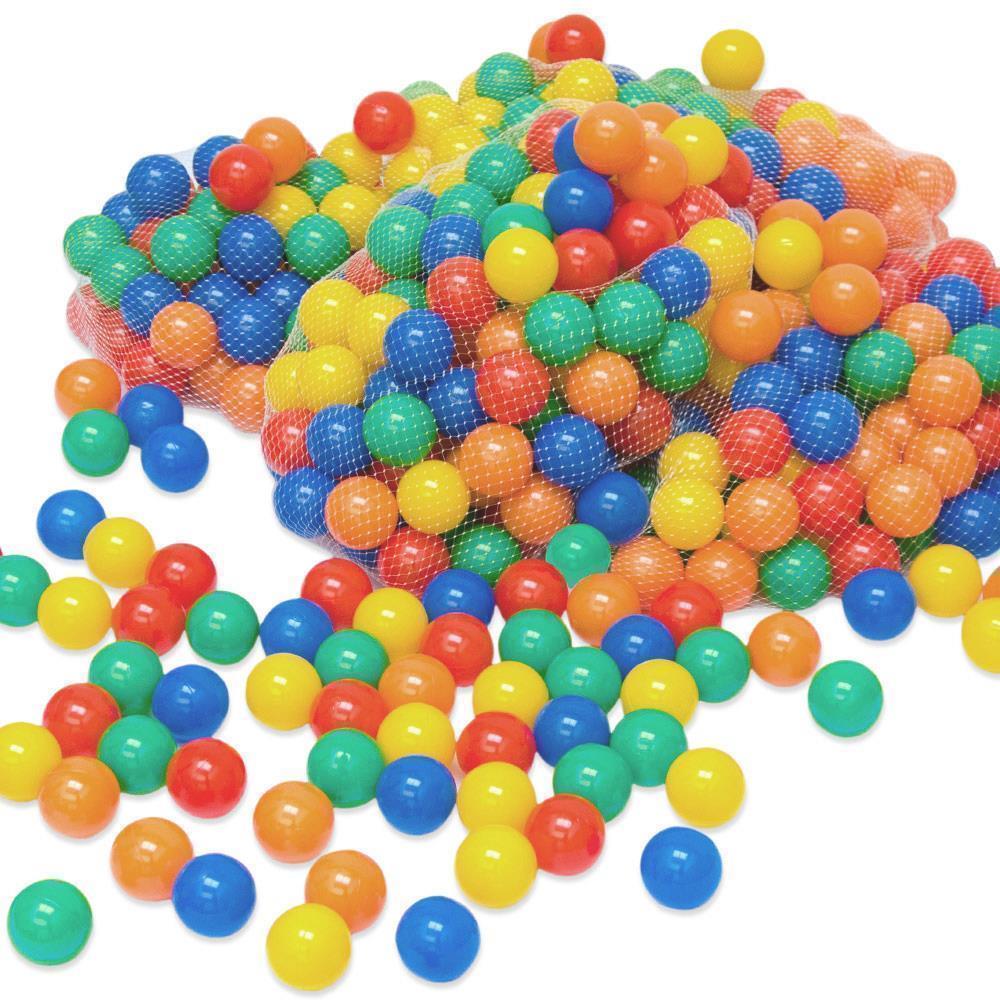 600 bunte Bälle für Bällebad 7cm Babybälle Plastikbälle Baby Spielbälle