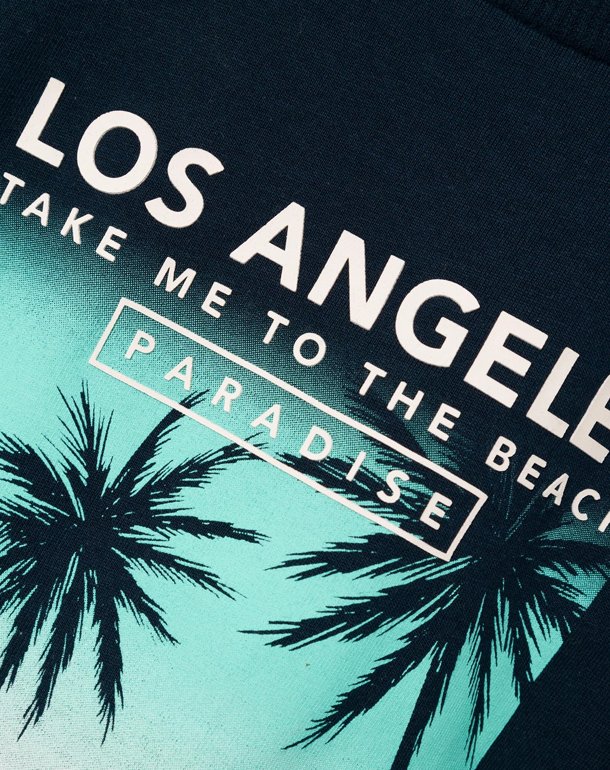 T-Shirt NKMZAZANKA LOS ANGELES in dark sapphire