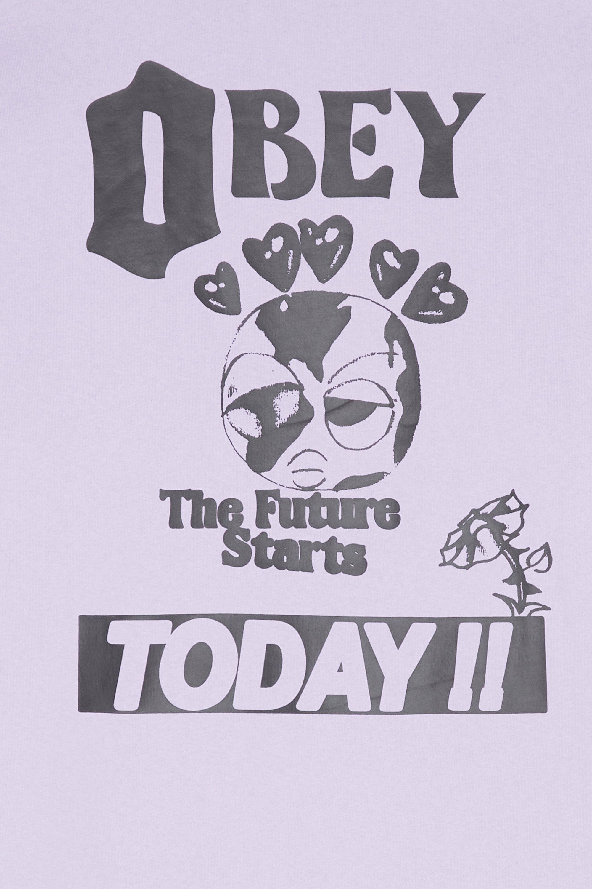 OBEY Sweatshirt  THE FURE START Violet