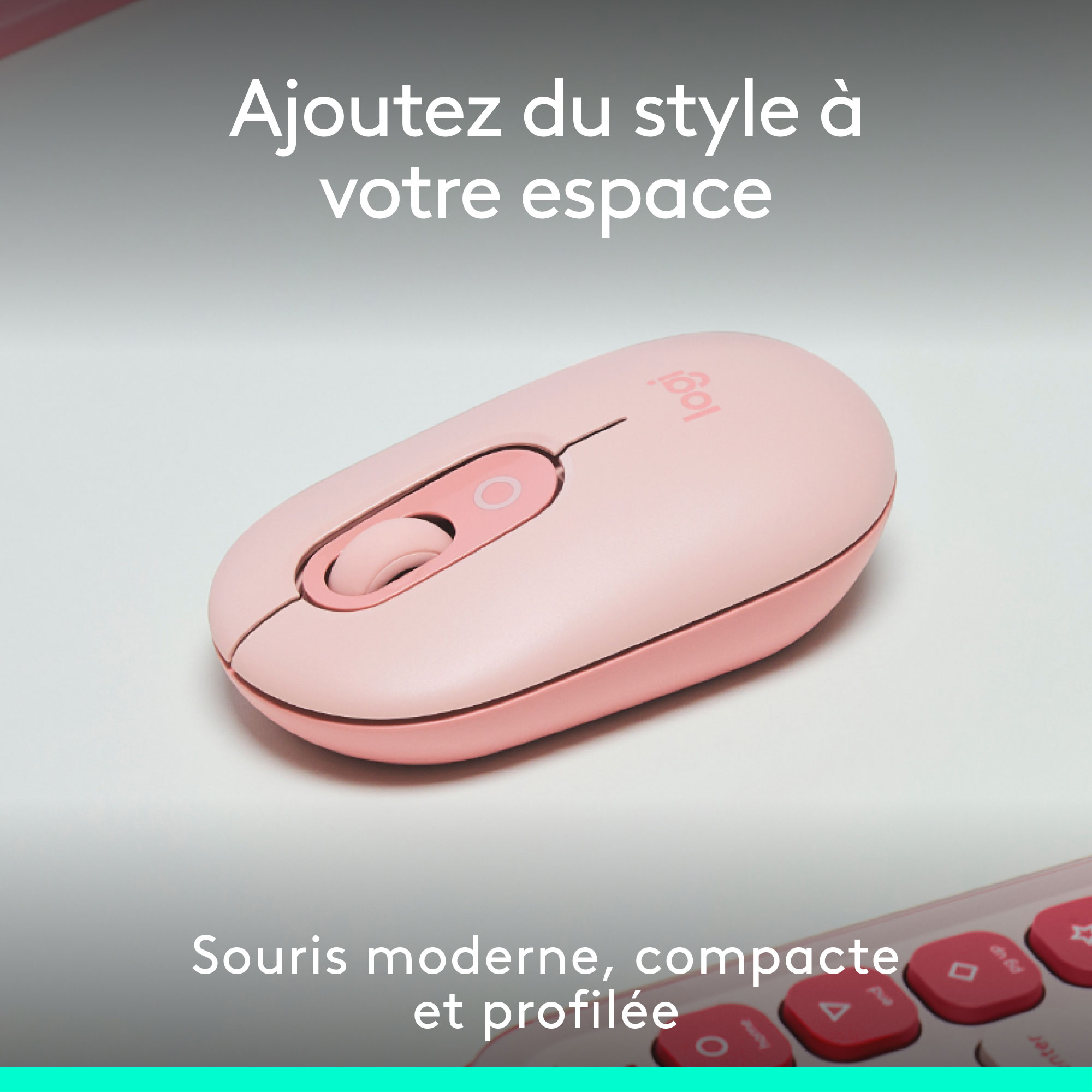 Logitech POP Mouse (Rose)