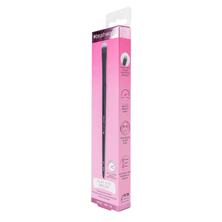 Brushworks No. 18 Flat Eye Brush