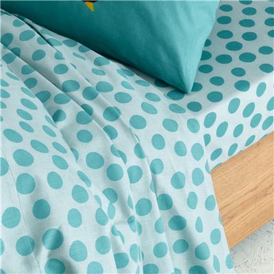 Linge de lit enfant motif animaux et pois - BECQUET CRÉATION
