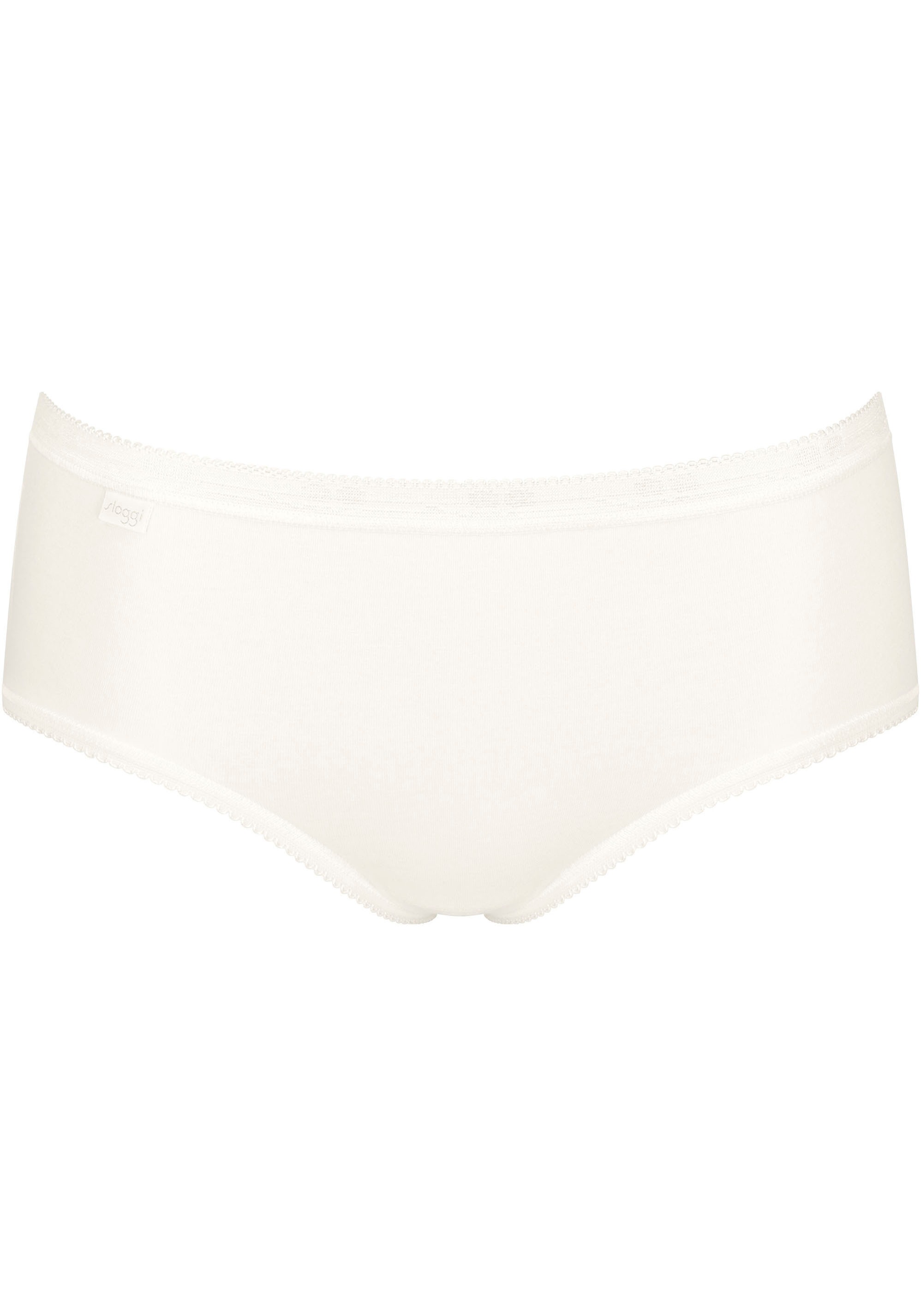 sloggi Midislip »Basic+«, Baumwollmix, klassischer Stil, mittelhoher Bund, Softnähte