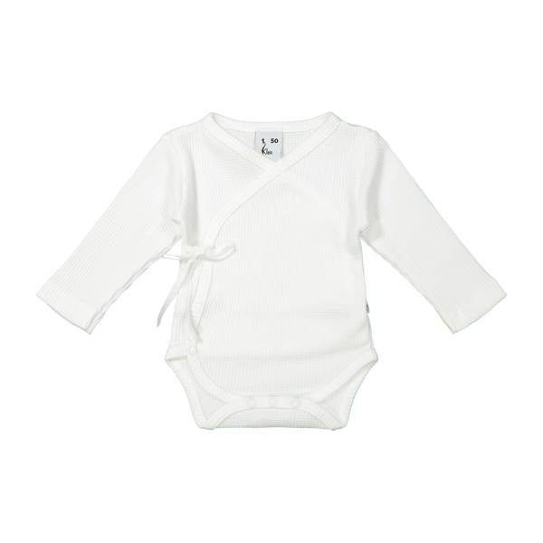 Klein Baby Overslagromper - Lange Mouw - Mt. 44 - Off White