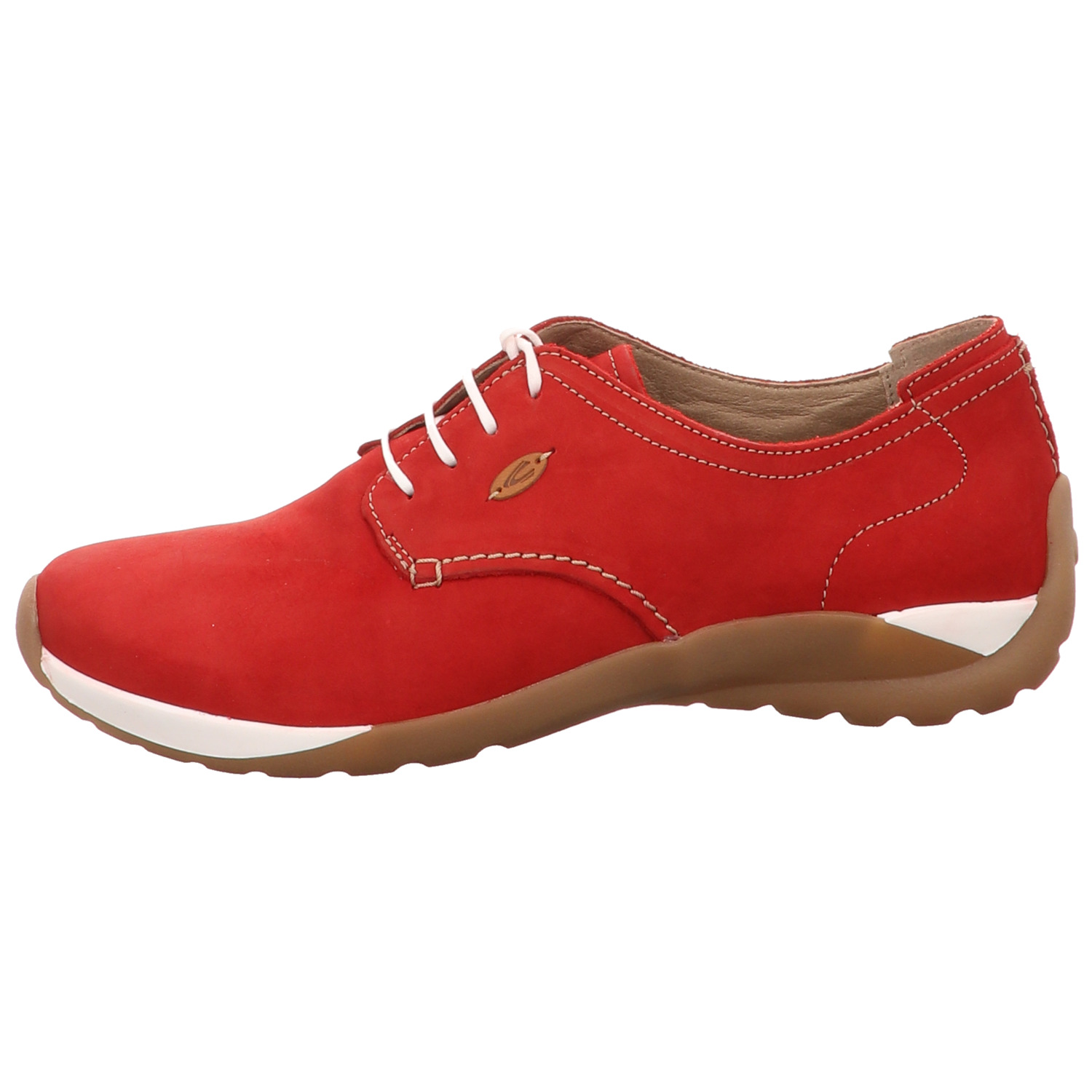 Camel Damen-Sneaker Nubuk rot rot