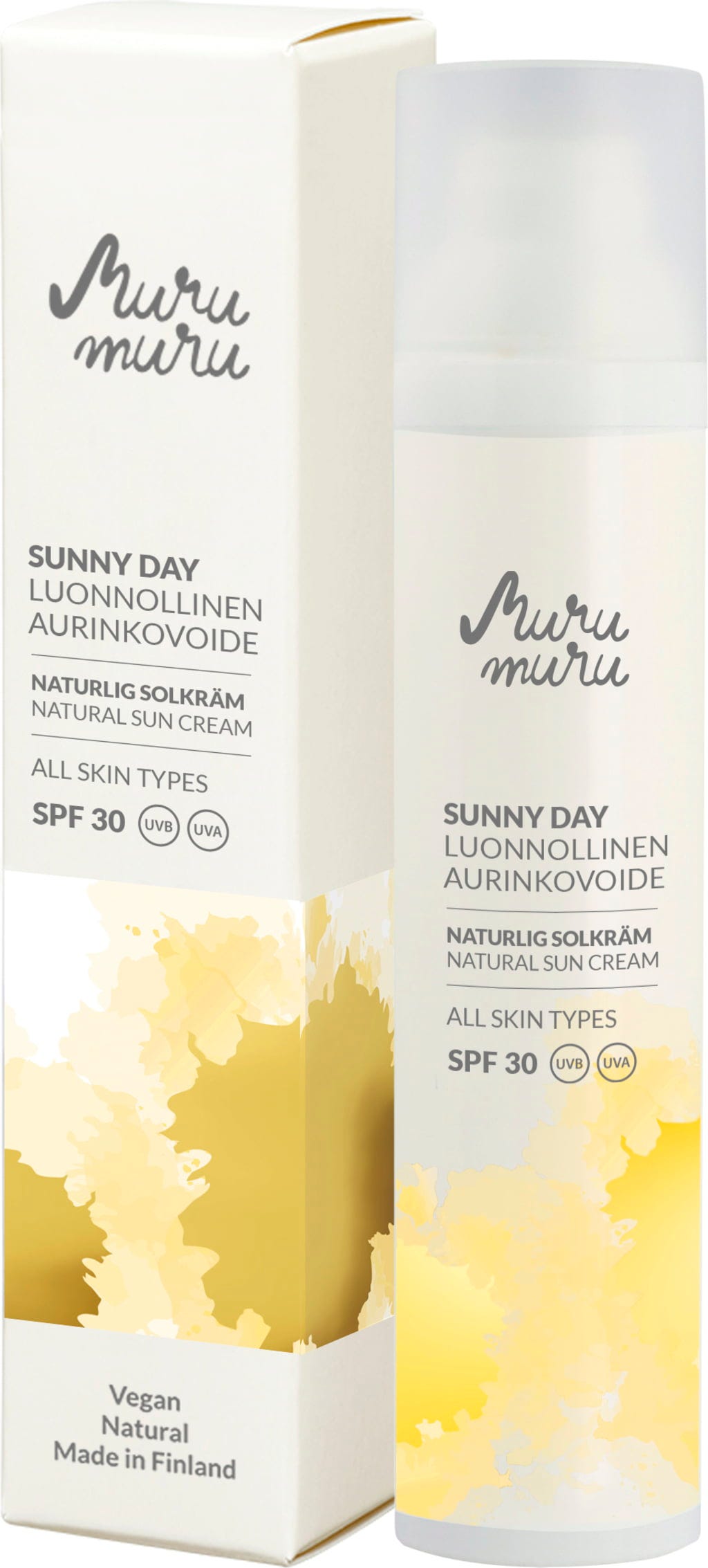 Murumuru  Sunny Day Natural Sun Cream SPF 30, 100 ml